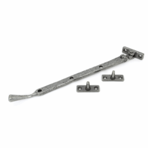 Anvil 300mm Handmade Peardrop Casement Stay Pewter 33679