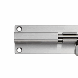 100mm Straight Barrel Bolt Satin Stainless Steel