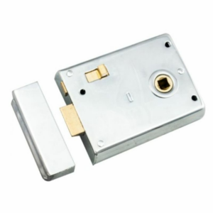 RLE8043SC 105 x 81mm Rim Latch with Snib Satin Chrome