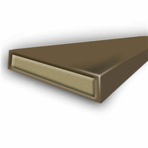 20x4mm Intumescent Seal Fire Only Brown 1050mm Length