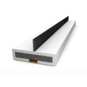 15x4mm Intumescent Fire & Smoke Seal Single Blade White