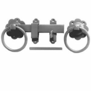 125mm Plain Ring Handle Gate Latch Galvanised