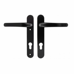 122mm Centres UPVC Multipoint Door Handle Black