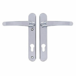 122mm Centres UPVC Multipoint Door Handle Chrome