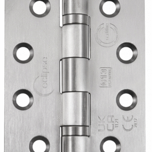 Eclipse 14854 - 102x76x3mm Grade 13 Ball Bearing Hinge Satin Stainless Steel (Pair)