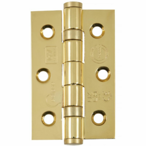 Eclipse 14885 - 76x51x2mm Grade 7 Ball Bearing Hinge Polished Brass (Pair)