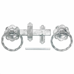 150mm Twisted Ring Handle Gate Latch Galvanised