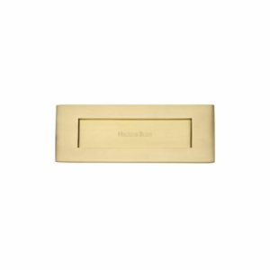203X76mm Letterplate Satin Brass