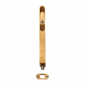 204x20mm Radiused Lever Action Flush Bolt Satin Brass