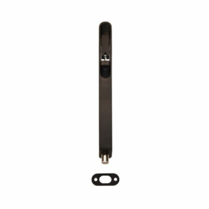 204x20mm Radiused Lever Action Flush Bolt Matt Black