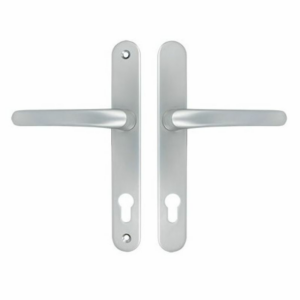 210mm Centres UPVC Multipoint Door Handle Silver
