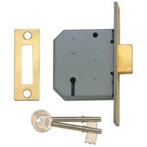 75mm Union 2177 3 Lever Deadlock PB