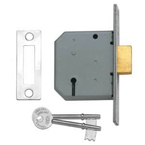 65mm Union 2177 3 Lever Deadlock SC