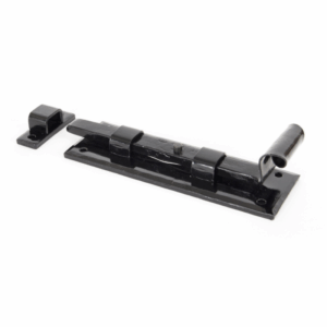 Anvil 150mm Straight Fishtail Door Bolt Black 33015
