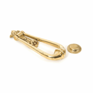Anvil Loop Door Knocker Polished Brass 33610M