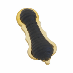 Anvil Beehive Escutcheon Ebony / Polished Brass 83556