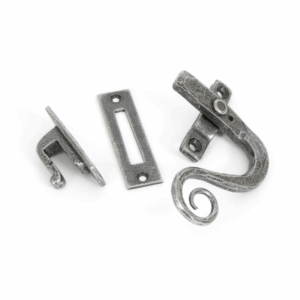 Anvil Monkeytail Locking Casement Fastener Right Hand Pewter 33726