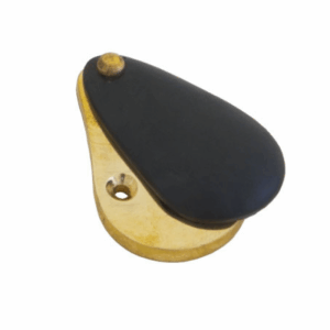 Anvil Plain Escutcheon Ebony 83559