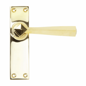 Anvil Straight Lever Latch Furniture Polished Brass 91968