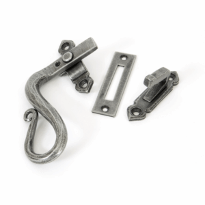 Anvil Shepherds Crook Locking Fastener Left Hand Pewter 33710