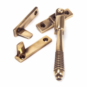 Anvil Reeded Night-Vent Locking Fastener Polished Bronze 91941
