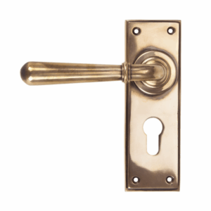 Anvil Newbury Euro Lever Lock Furniture Polished Bronze 91922