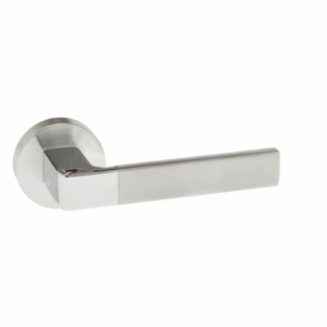 Forme Asti Lever On Rose Satin Chrome / Polished Chrome