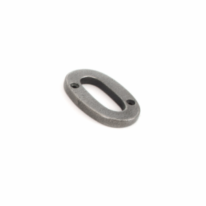 Anvil Numeral 0 Antique Pewter 83730