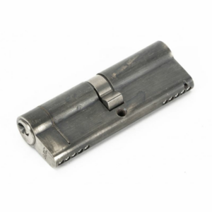 45818 Anvil 90mm Euro Profile Double Cylinder Pewter