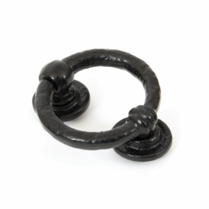 Anvil 100mm Ring Door Knocker Black 33869
