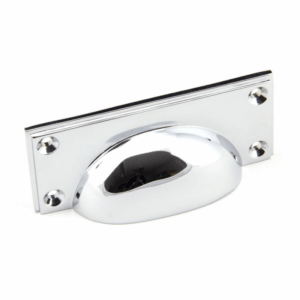 Anvil Art Deco Drawer Pull Polished Chrome 45402