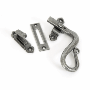 Anvil Shepherds Crook Locking Fastener Right Hand Pewter 33709
