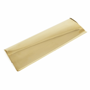 Anvil Large Period Letter Plate Cover Polished Brass 33051