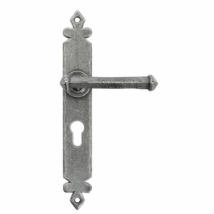 Anvil Tudor Lever Euro Lock Furniture Pewter 92063