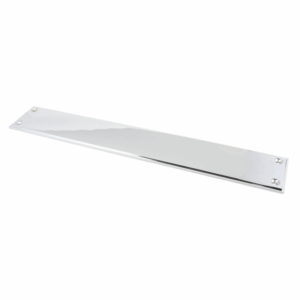 Anvil 300 x 65mm Art Deco Finger Plate Polished Chrome 45390