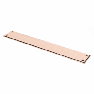 Anvil 300 x 65mm Art Deco Finger Plate Polished Bronze 45393