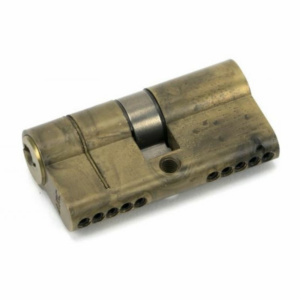 45823 Anvil 60mm Euro Profile Double Cylinder Keyed Alike Aged Brass
