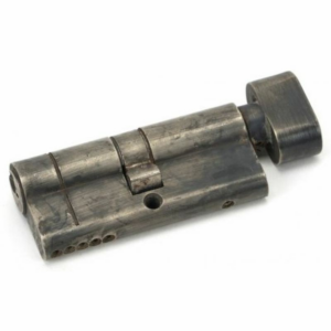 45870 Anvil 70mm Euro Profile Cylinder & Turn Keyed Alike Pewter