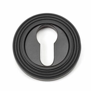 Anvil Round Euro Profile Escutcheon (Beehive) Aged Bronze 46123