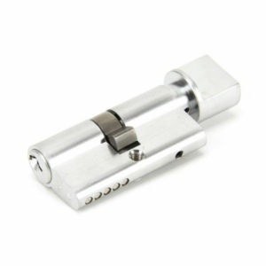 46271 Anvil 60mm Euro Profile Cylinder & Turn Keyed Alike Satin Chrome