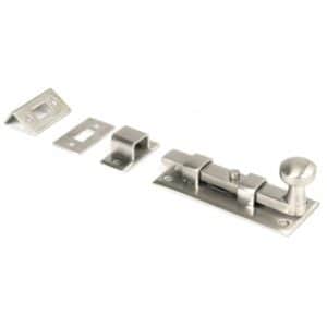 Anvil 100mm Universal Knob Bolt Satin Stainless Steel (316) 46423
