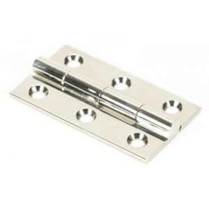 Anvil 64x35x2mm Butt Hinge Polished Nickel 49926