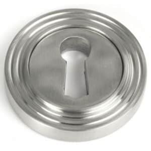 Anvil Round Keyhole Escutcheon (Beehive) Satin Stainless Steel (316) 49866