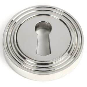 Anvil Round Keyhole Escutcheon (Beehive) Polished Stainless Steel (316) 49870