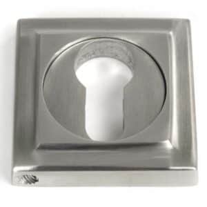 Anvil Euro Profile Escutcheon (Square) Satin Stainless Steel (316) 49875