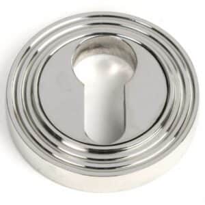 Anvil Round Euro Profile Escutcheon (Beehive) Polished Stainless Steel (316) 49878