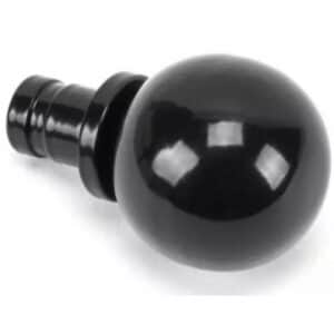 Anvil Ball Curtain Finial Black 49899 (Pair)