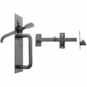 50/4S Heavy Suffolk Gate Latch Black