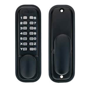 Eclipse ED20 Mechanical Lock with Easy Code Change & Push Button Matt Black