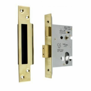 Eurospec ESS5030PVD 76mm Euro Profile Sashlock Case Polished Brass